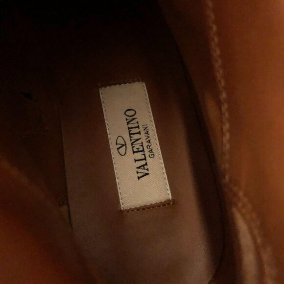 NWT VALENTINO GARAVANi Bowrap Knee-High Brown Boot Size 37/6.5 - Picture 10 of 13